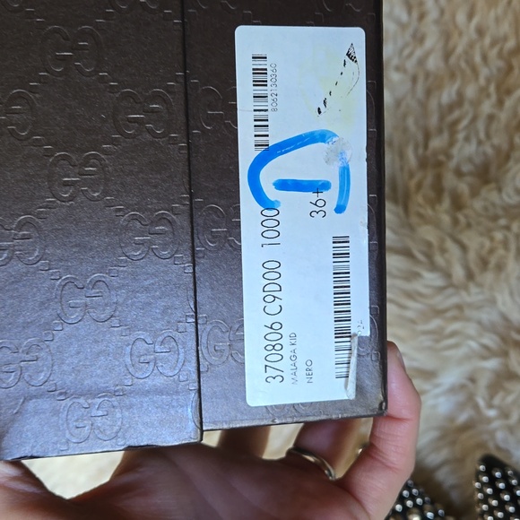 Gucci Coline Malaga studded ballet flats 36.5 - Picture 14 of 16